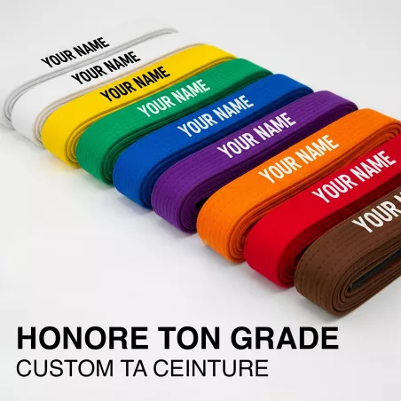 Ceinture MOOTO de couleur + Flocage